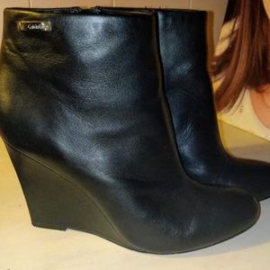 Calvin Klein wedge boots